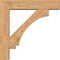 Ekena Millwork Imperial Block Smooth Bracket w/ Offset Brace, Western Red Cedar, 7 1/2"W x 36"D x 36"H BKT0806X36X36IMP05SWR - alternate 4